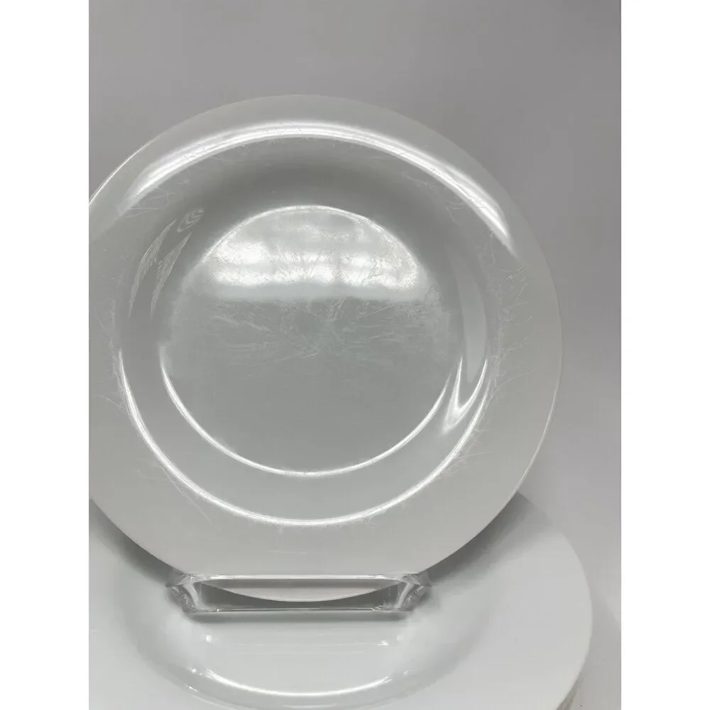 Pottery Barn PB White Porcelain Salad Plate 8.25” Diameter Japan
